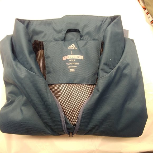 adidas Jackets & Coats Adidas Rn 88387 Ca 432 Blue Pullover Golf Jacket Mens Large